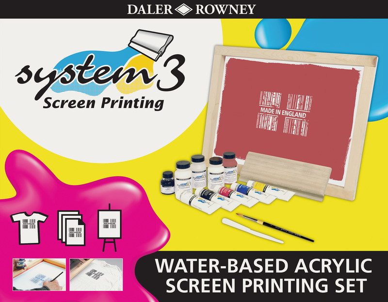 Daler Rowney Screen Printing Drawing Fluid & Screen Block 