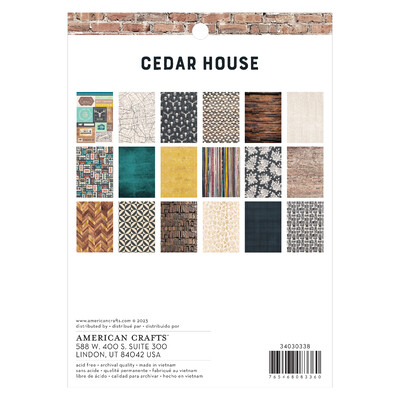 6X8 Paper Pad, Cedar House