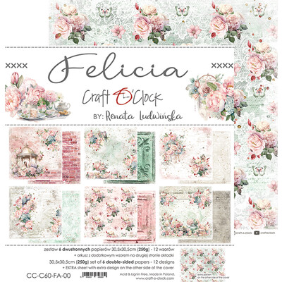 12X12 Paper Pad, Felicia