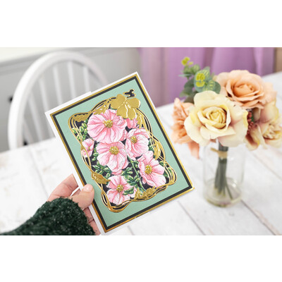 Sheena Crafts Clear Stamp, In the Frame: Bold Florals - Wild Roses