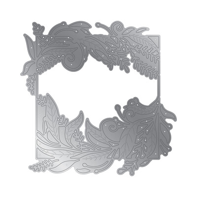 Clear Stamp & Die Combo, Floral Aperture - Wishing You Happiness