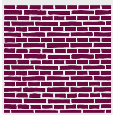 2D Embossing Folder, Through the Window - Brick Wall