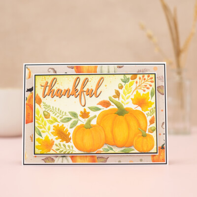 3D Embossing Folder, Perfect Pumpkins