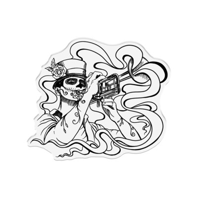 Sheena Crafts Clear Stamp, Day of the Dead - Melody Man