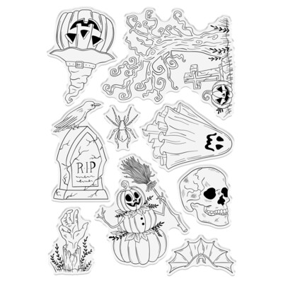 Clear Stamp, Vintage Halloween - Vintage Halloween