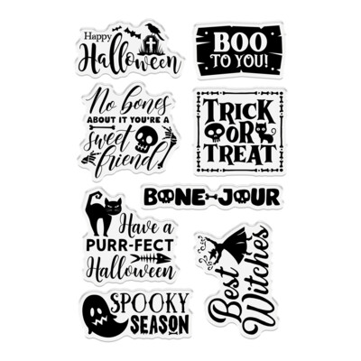 Clear Stamp, Vintage Halloween - Boo To You