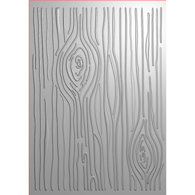 Nature's Garden 3D Embossing Folder, Thankful & Blessed - Wood Bark