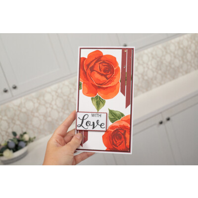 Layering Stencils Colouring Medium Set, Rose