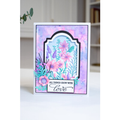 Embossing Folder, Flora Meadow