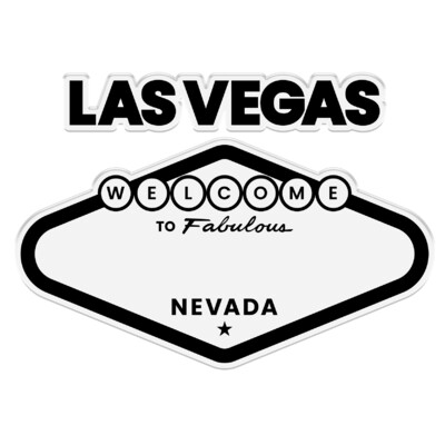 Stamp Die Stencil & Gems, Vintage Vegas - Fabulous Las Vegas