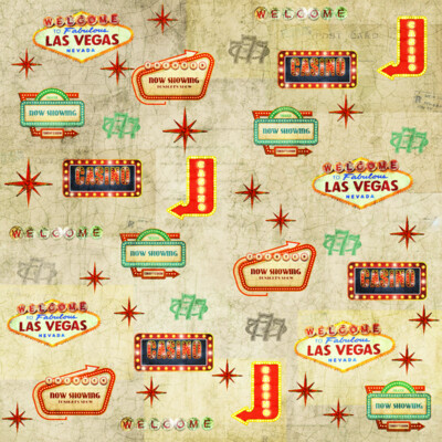 12X12 Paper Pad, Vintage Vegas