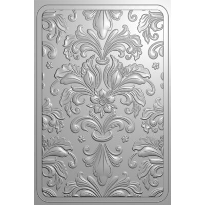 3D Embossing Folder, Vintage Vegas - Reverse Playing Card