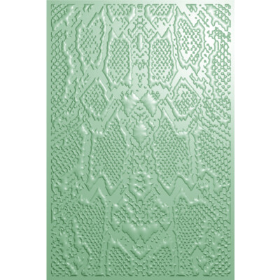 Sara Signature 3D Embossing Folder, Royal Jungle - Snake Print