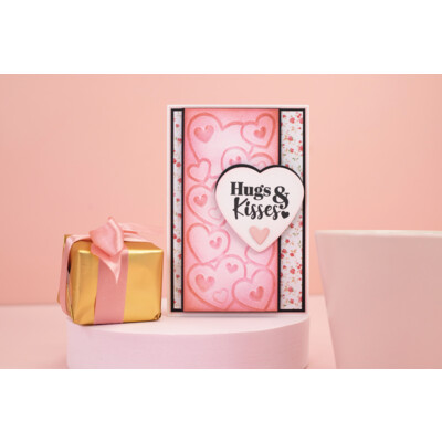 3D Embossing Folder, Love is in the Air - Lots Of Love