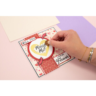 Scratch & Reveal Cardmaking Kit, Happy Valentines!