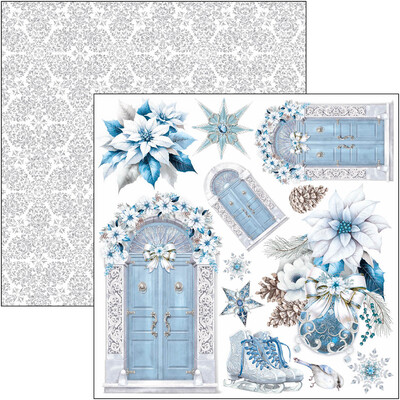 6X6 Fussy Cut Pad, Elegance of Blue