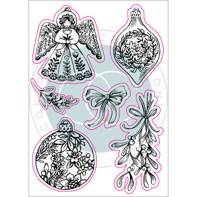 Clear Stamp, Noel - Decorations