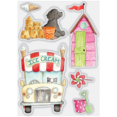 Clear Stamp, Sandy Paws - Ice Cream
