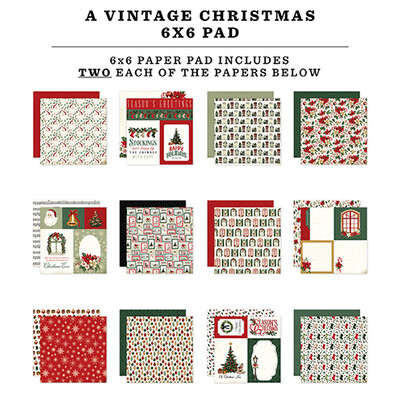 6X6 Paper Pad, A Vintage Christmas