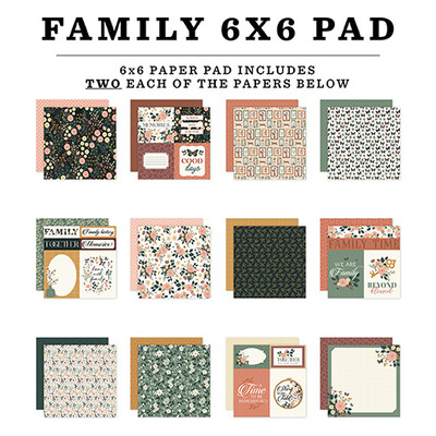 6X6 Paper Pad, Family