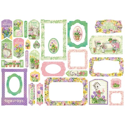 Chipboard Tags & Frames, Grow with Love