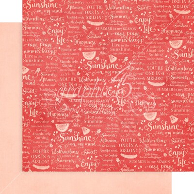 12X12 Patterns & Solids Paper Pack, Sunshine on my Mind