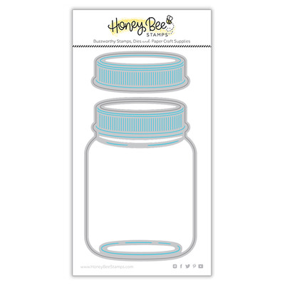 Honey Cuts Die, Mason Jar Vase