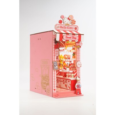 DIY Miniature Model Kit, Book Nook - Hello Kitty Sweet Shop