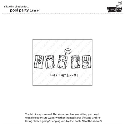 Clear Stamp, Pool Party