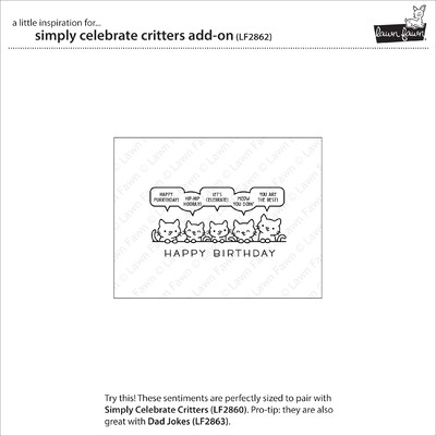 Clear Stamp, Simply Celebrate Critters Add-On