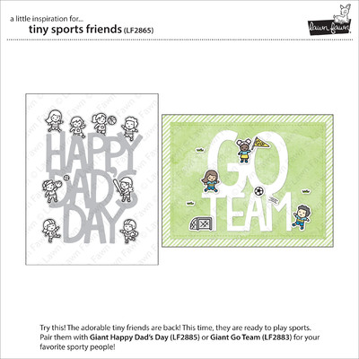 Clear Stamp, Tiny Sports Friends