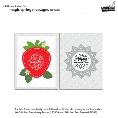 Clear Stamp, Magic Spring Messages