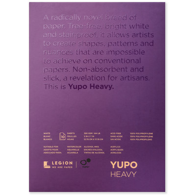 Yupo Heavy Paper Pad, 5" x 7" (144lb/390gsm)