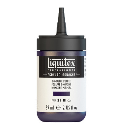 Acrylic Gouache 59ml Bottle, Dioxazine Purple