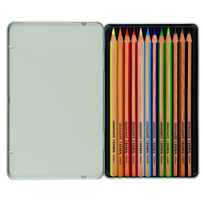 Graduate Colored Pencil Set, Metal Box (12pc)