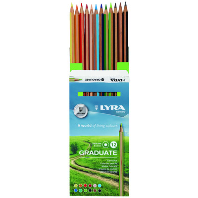Graduate Colored Pencil Set, Cardboard Box (12pc)