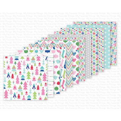 6X6 Paper Pad, Colorful Christmas