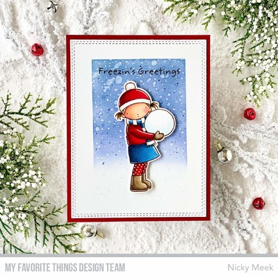 Clear Stamp, Freezin's Greetings
