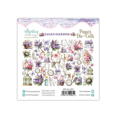 Paper Die Cuts, Lilac Garden (60pc)