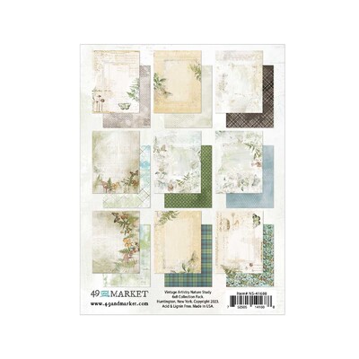 6X8 Collection Pack, Vintage Artistry Nature Study