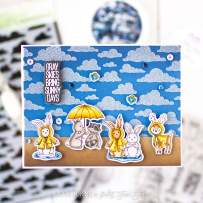 Clear Stamp, Peach and Piper: Bad Weather Friends