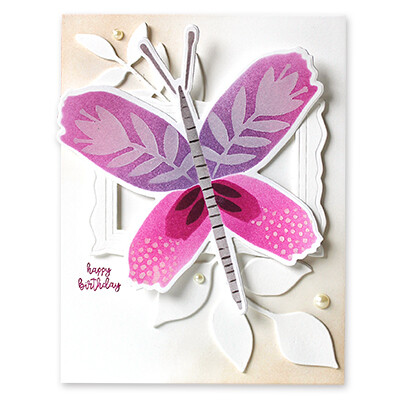 Stencils, Floral Wings