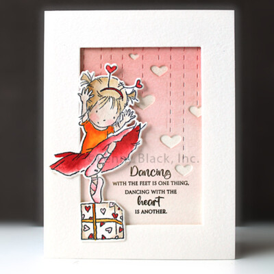 Clear Stamp, Heart Dance