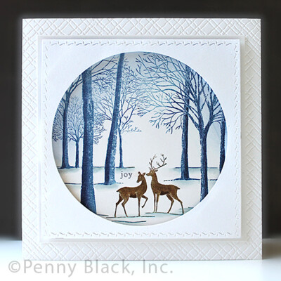 Cling Stamp, Woodland Pair