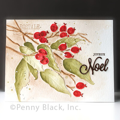 Embossing Folder, 3D Berries Abound