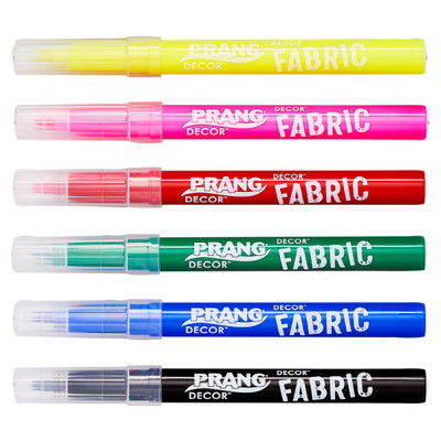 Decor Fabric Marker Set, 6 Colors