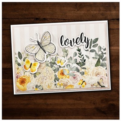 6X6 Paper Collection, Butterfly Garden