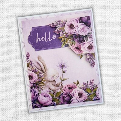 Embossed Die Cuts, Lavender & Fairies