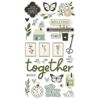 6X12 Chipboard, The Simple Life