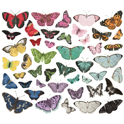 Butterfly Bits & Pieces, Simple Vintage Essentials Color Palette